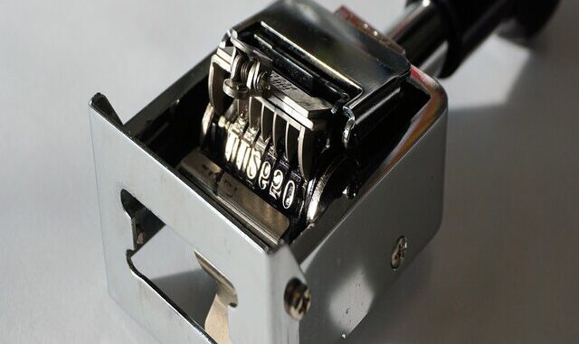 Changer l'empreinte de son tampon encreur